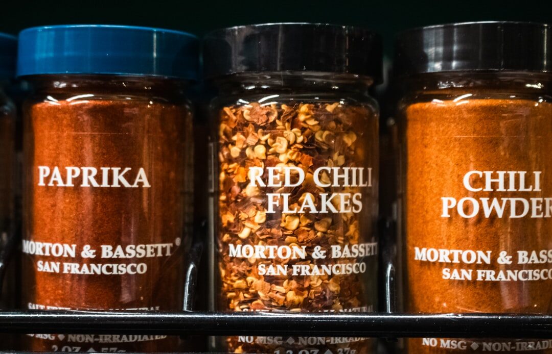 spice blends in jars