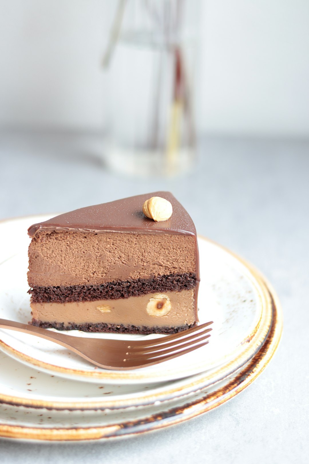chocolate cake slice